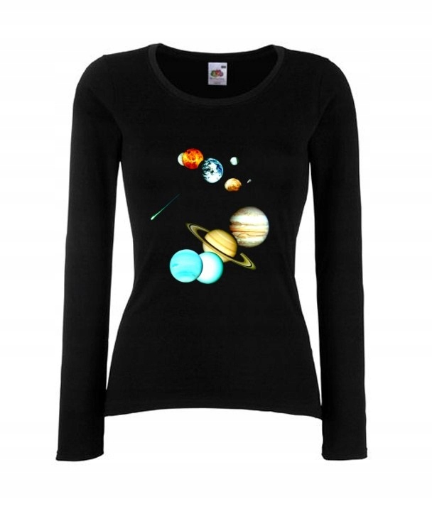 

Bluzka Damska Kosmos Galaxy Planety Wzory