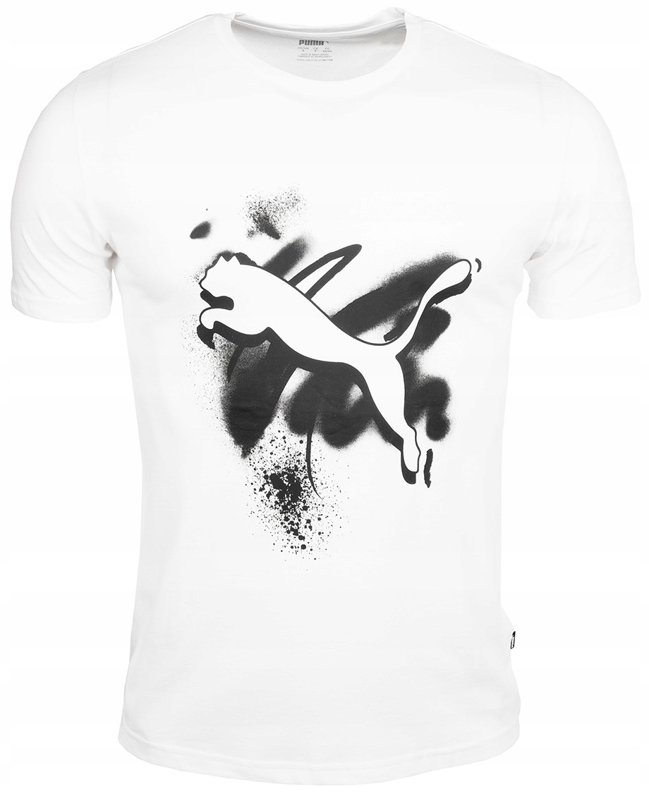 

Koszulka t-shirt męska Puma logo bawełna roz. M