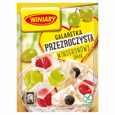 Winiary Želé Průhledná hroznová 22x71g