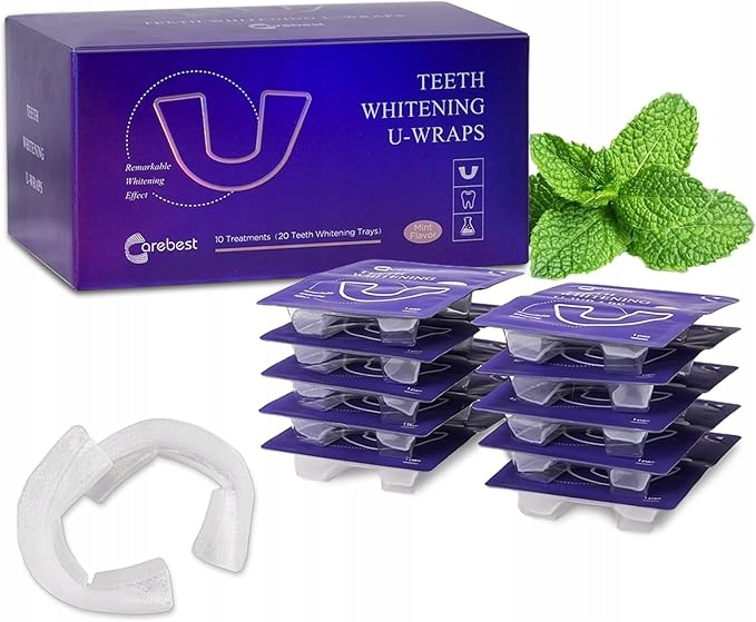 Paski wybielające Carebest U-wraps 20 sztuk, nakładki