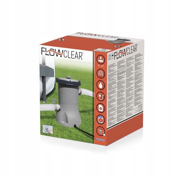 

Pompa filtrująca Bestway 58383 przepływ wody 2006l