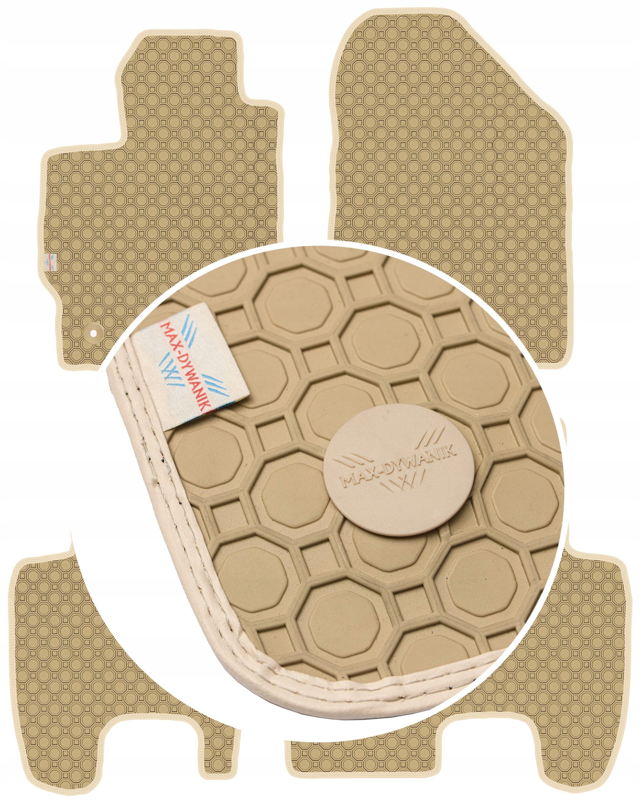 Toyota Yaris II 2005-2011 Koberce Béžové