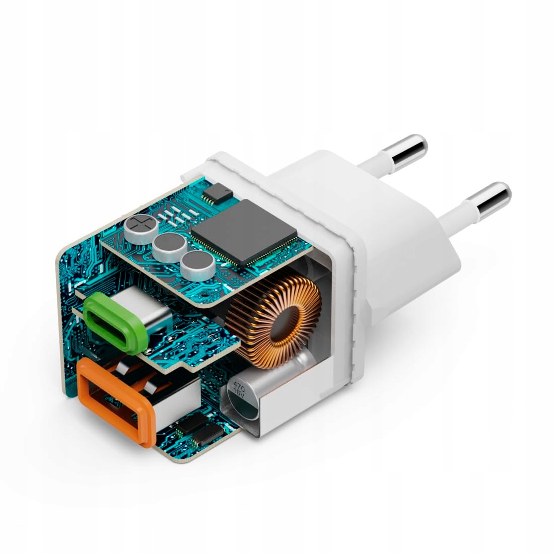 HAMA Szybka Ładowarka USB C i A Uniwersalna 20W Power Delivery — miniatura 9
