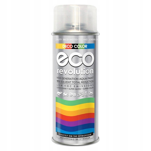 

Lakier w sprayu Bezbarwny 400 ml Eco Revolution