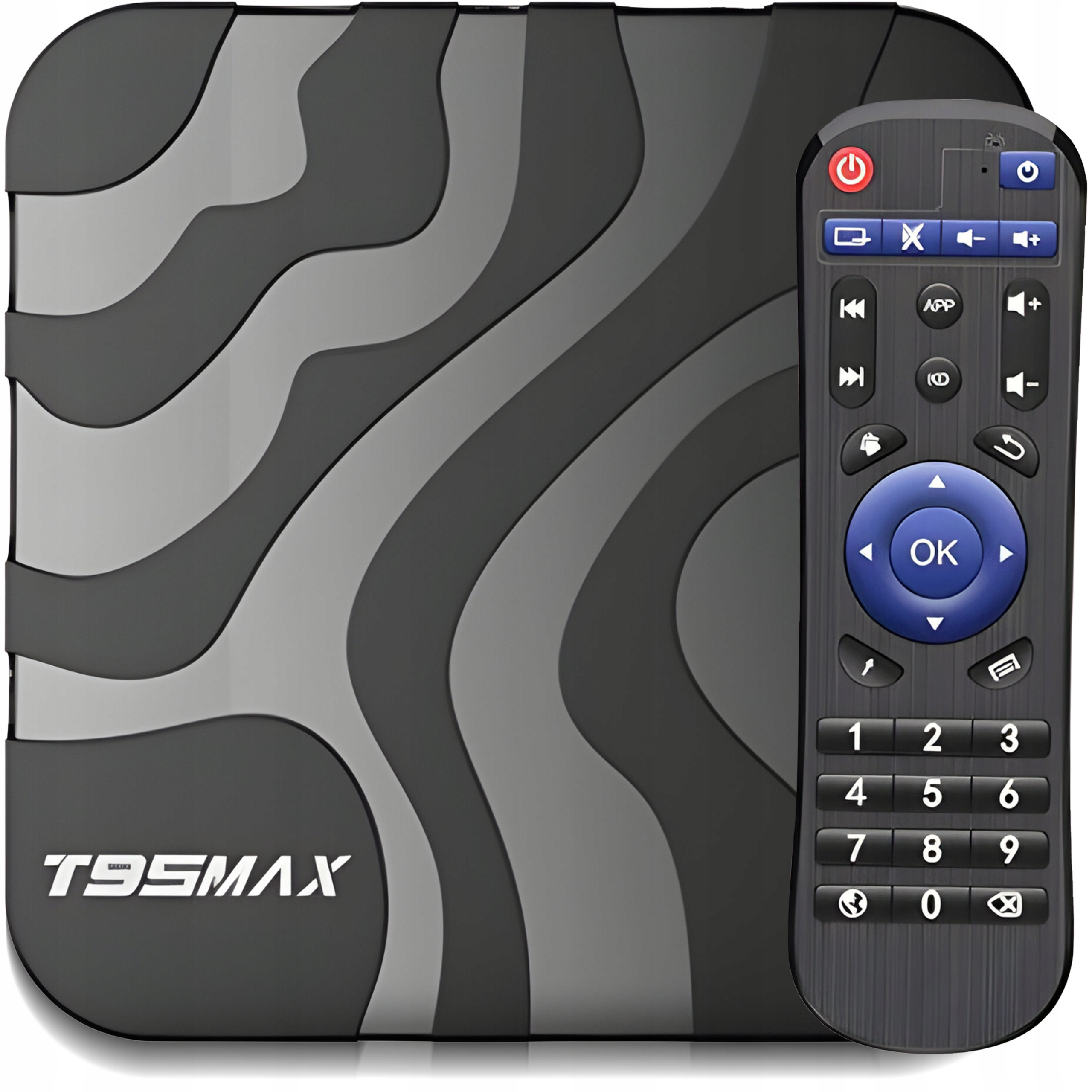 SMART TV BOX ANDROID 9 64BIT 6K WIFI 802.11N HDR + PILOT WEJŚCIE LAN