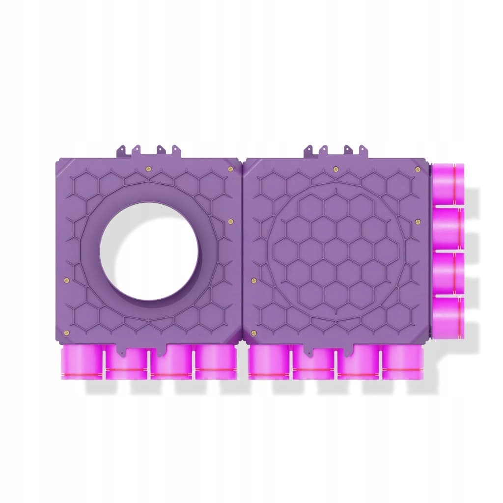 Jednořadý průchozí úhlový rozdělovač 12-75-200-200 (8+4+0+0) Max-vent