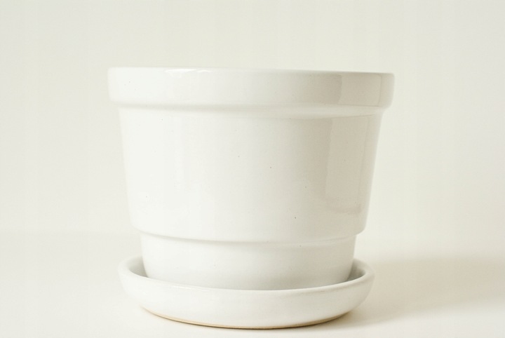 

Doniczka ceramiczna biała 18 cm