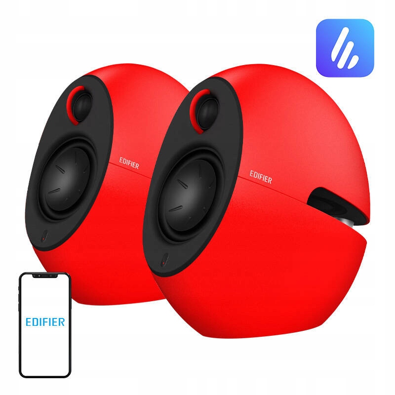 Głośniki Edifier e25HD 74W Bluetooth 5.3 czerwone