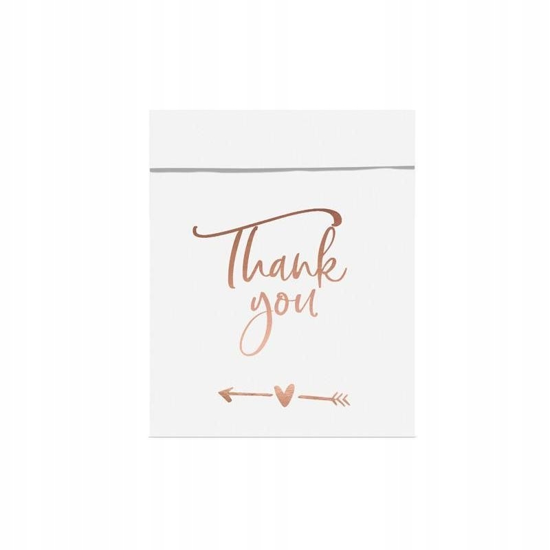 

Torebki upominek weselny różowe złoto