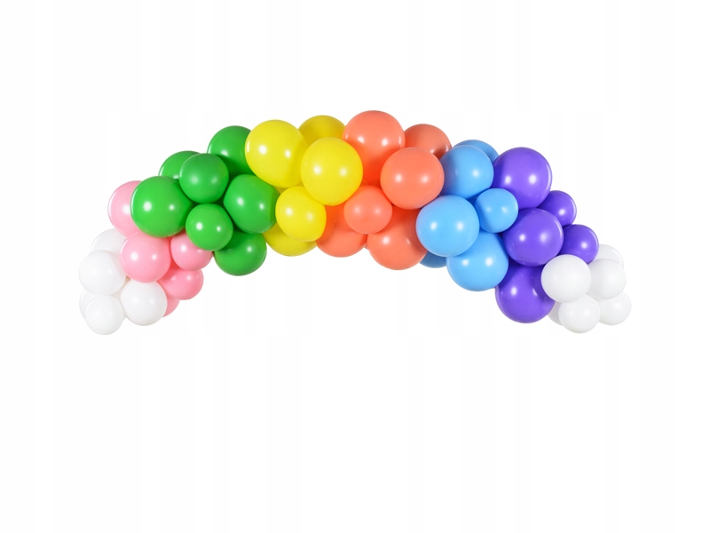 

Girlanda balonowa Tęcza 60szt. - 200cm