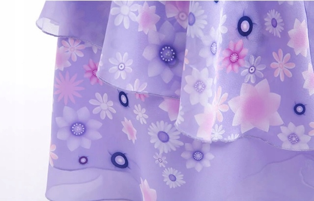 STRÓJ KOSTIUM SUKIENKA MADRIGAL ENCANTO ISABELA PERUKA BAL KARNAWAŁ 134 140 EAN (GTIN) 5903794937635