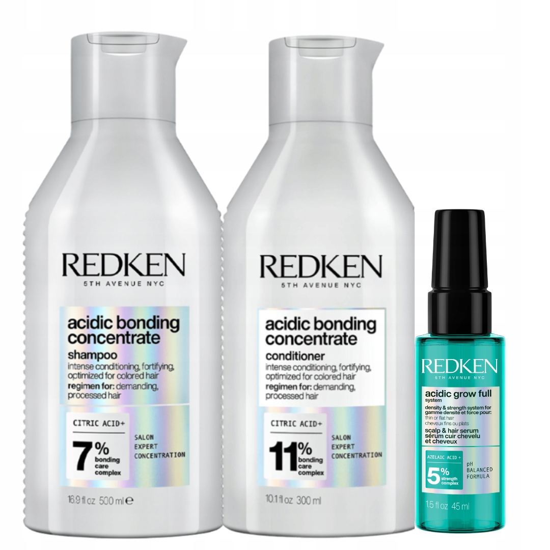 Redken Acidic Bonding Concentrate Szampon, Odżywka do włosów 300ml