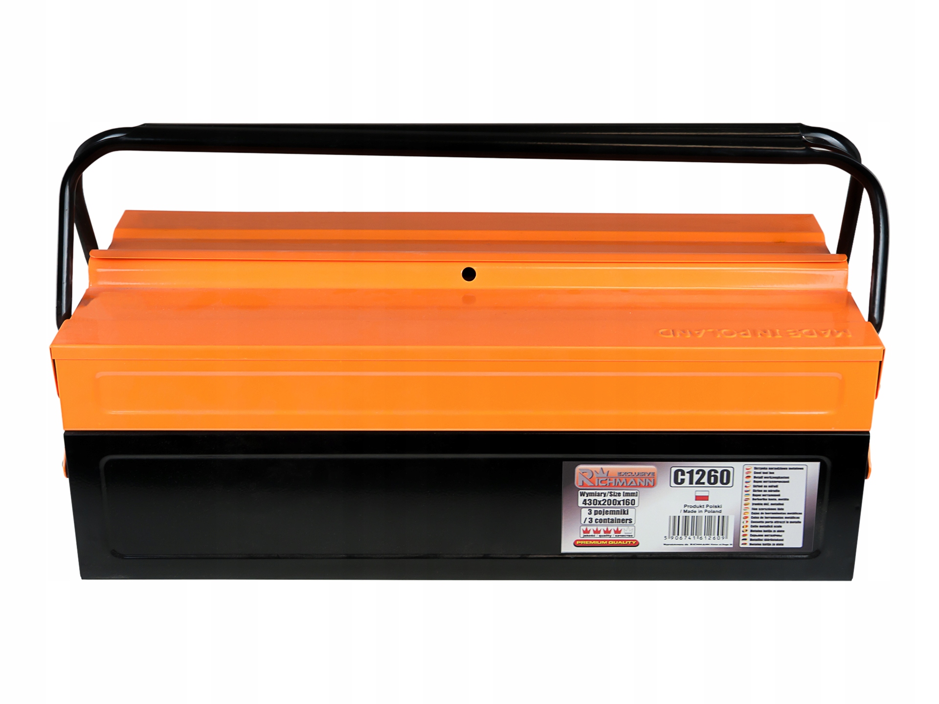 SKRZYNKA NARZEDZIOWA METALOWA 3 el 430x120x160 Producent code C1260