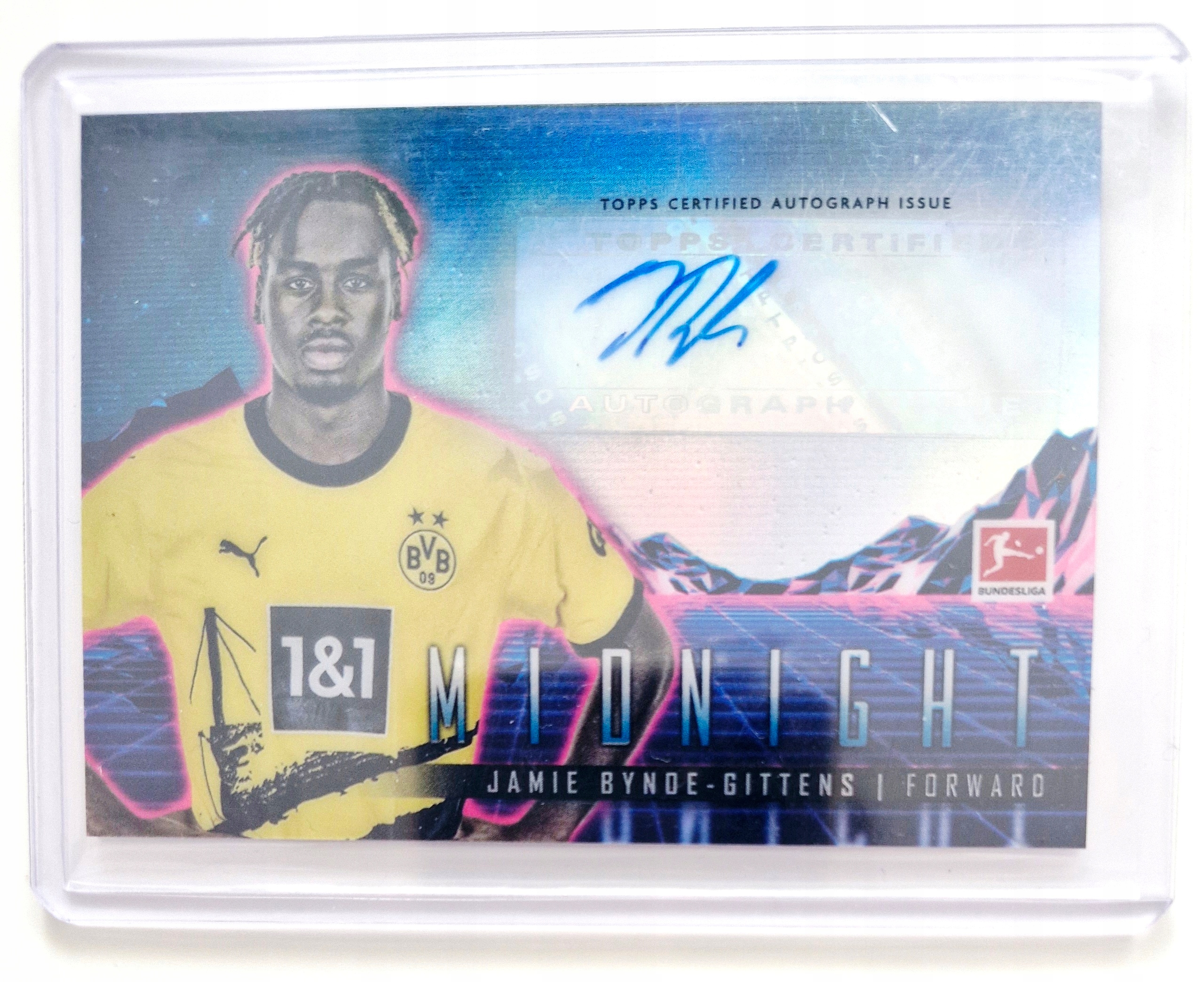 Jamie Gittens Topps Midnight Bundesliga 23/24 Borussia Dortmund Autograf