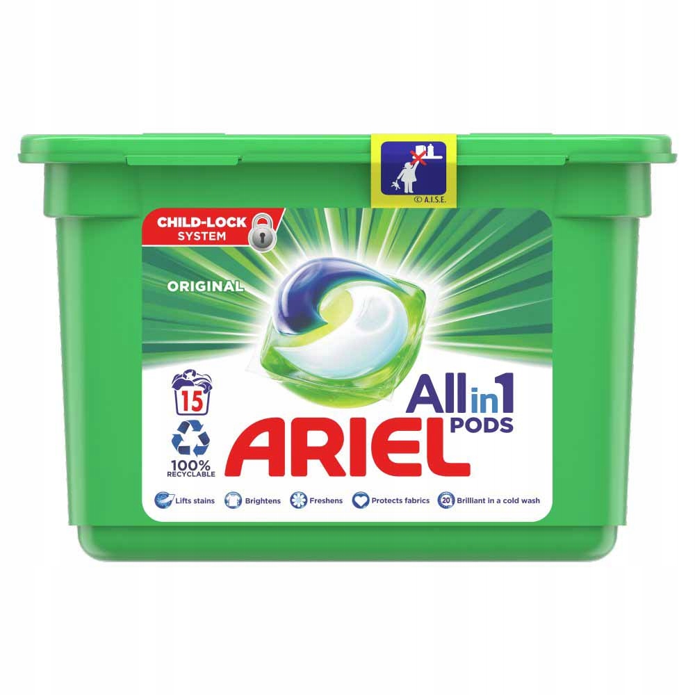 

Kapsułki Ariel 15SZT Uniwersalne