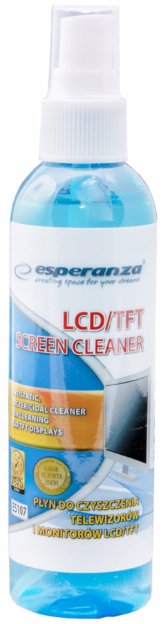 ESPERANZA PŁYN DO CZYSZCZENIA MATRYC MONITORÓW LCD, LED, OLED, TFT 100ML Producent Esperanza
