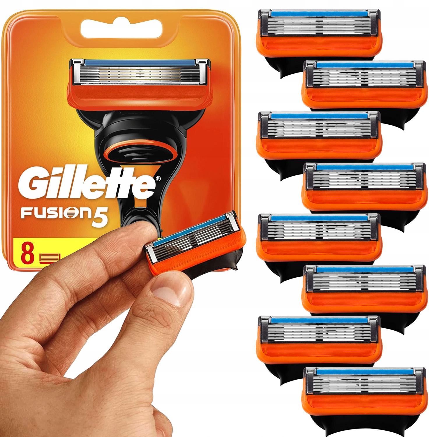 Gillette Fusion5 čepele náplně 8 ks