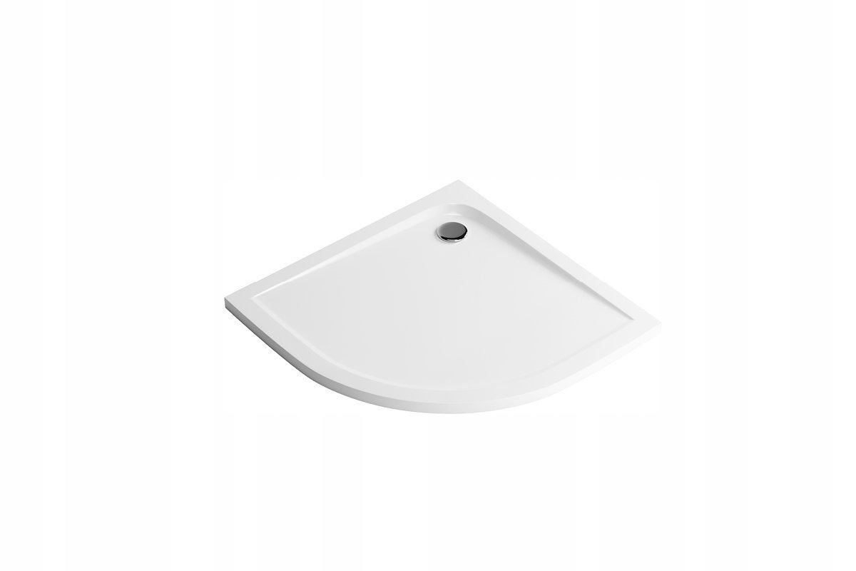 Excellent Půlkruhová Sprchová Vanička Série Sense 80x80