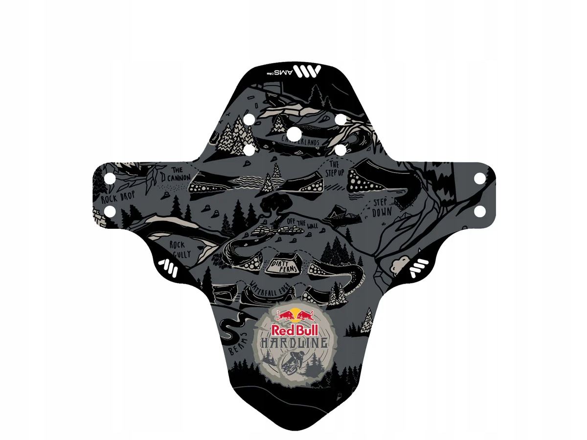 Przedni Błotnik Rowerowy Ams Mud Guard Red Bull Hardline