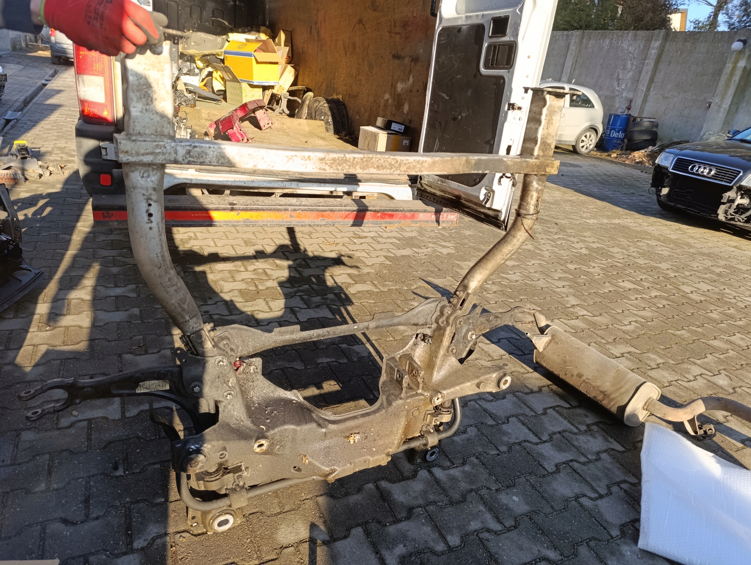 suspension beam front Peugeot 407