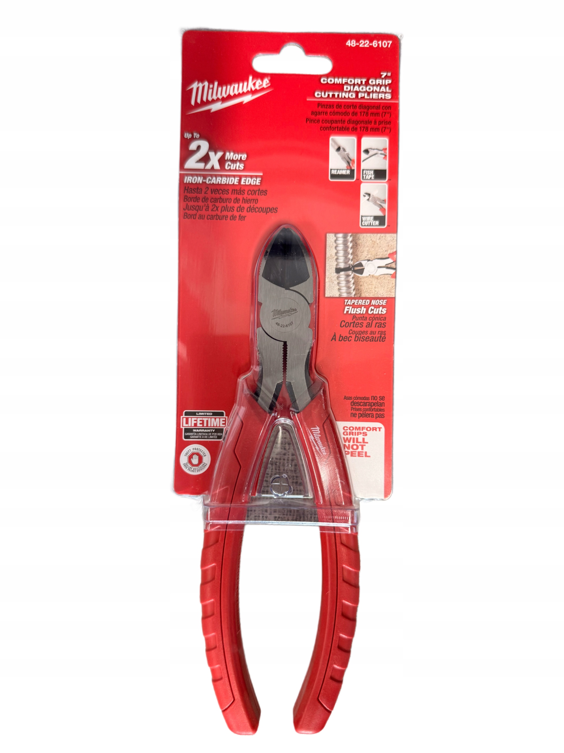 Boční štípací kleště s odklopným úhlem 180 mm Milwaukee 48226107