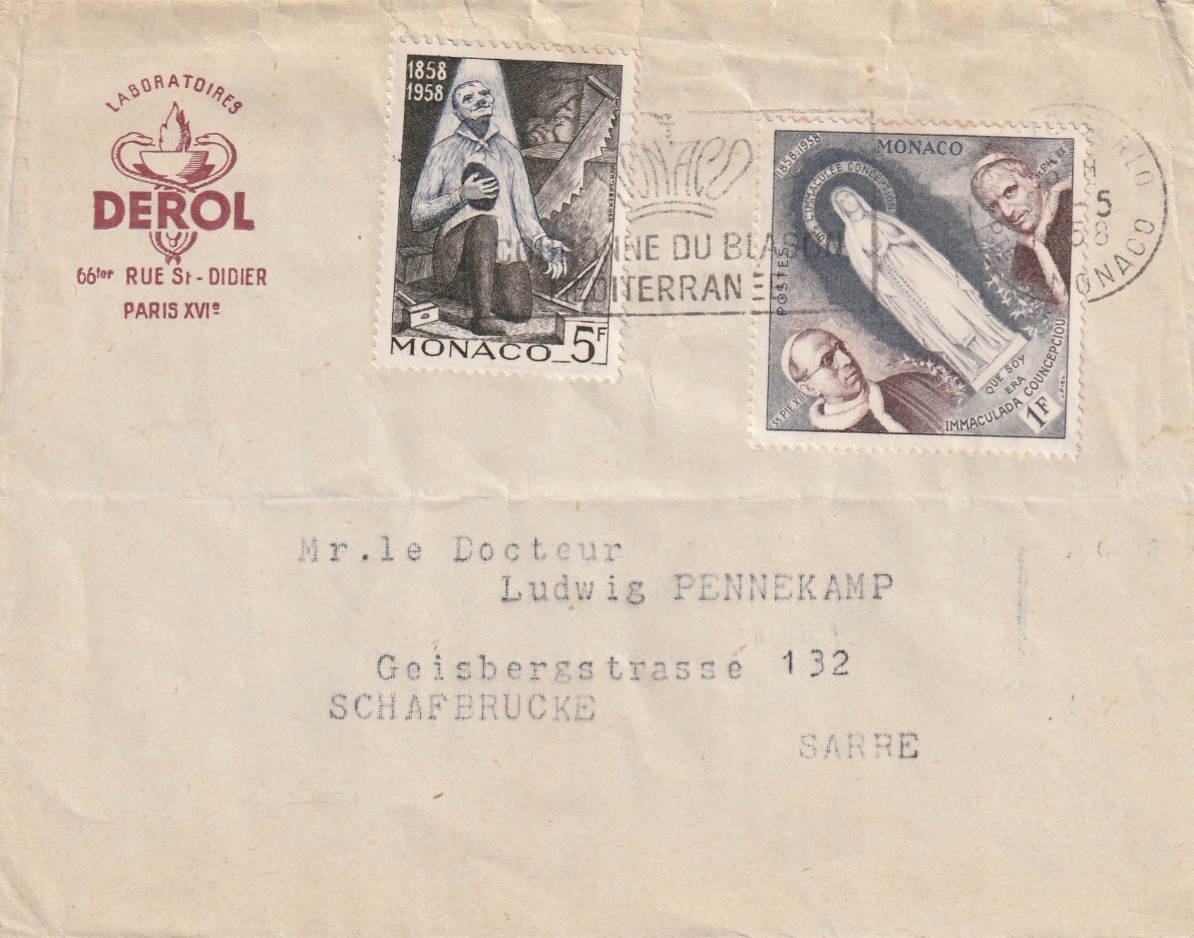 A 485. Monako z obiegu 1958.r