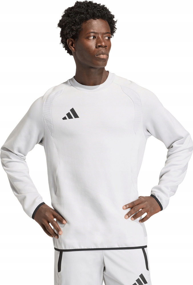 Pánská Mikina Adidas Tiro 26 Travel Crew Bílá KD3323 velikost M