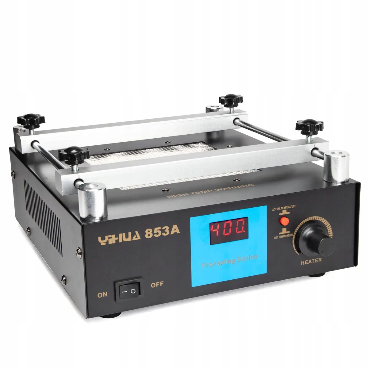 Yihua 853A Ir kremenný ohrievač 600W Led preheater na spájkovanie Pcb