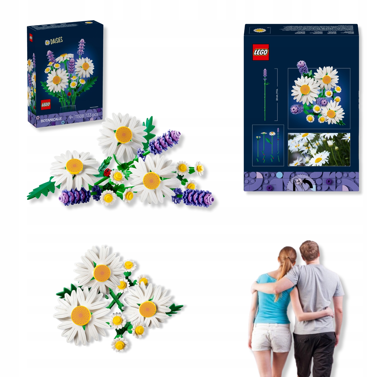 Klocki Lego Botanicals 11508 Stokrotki Nowe Dla Niej Walentynki