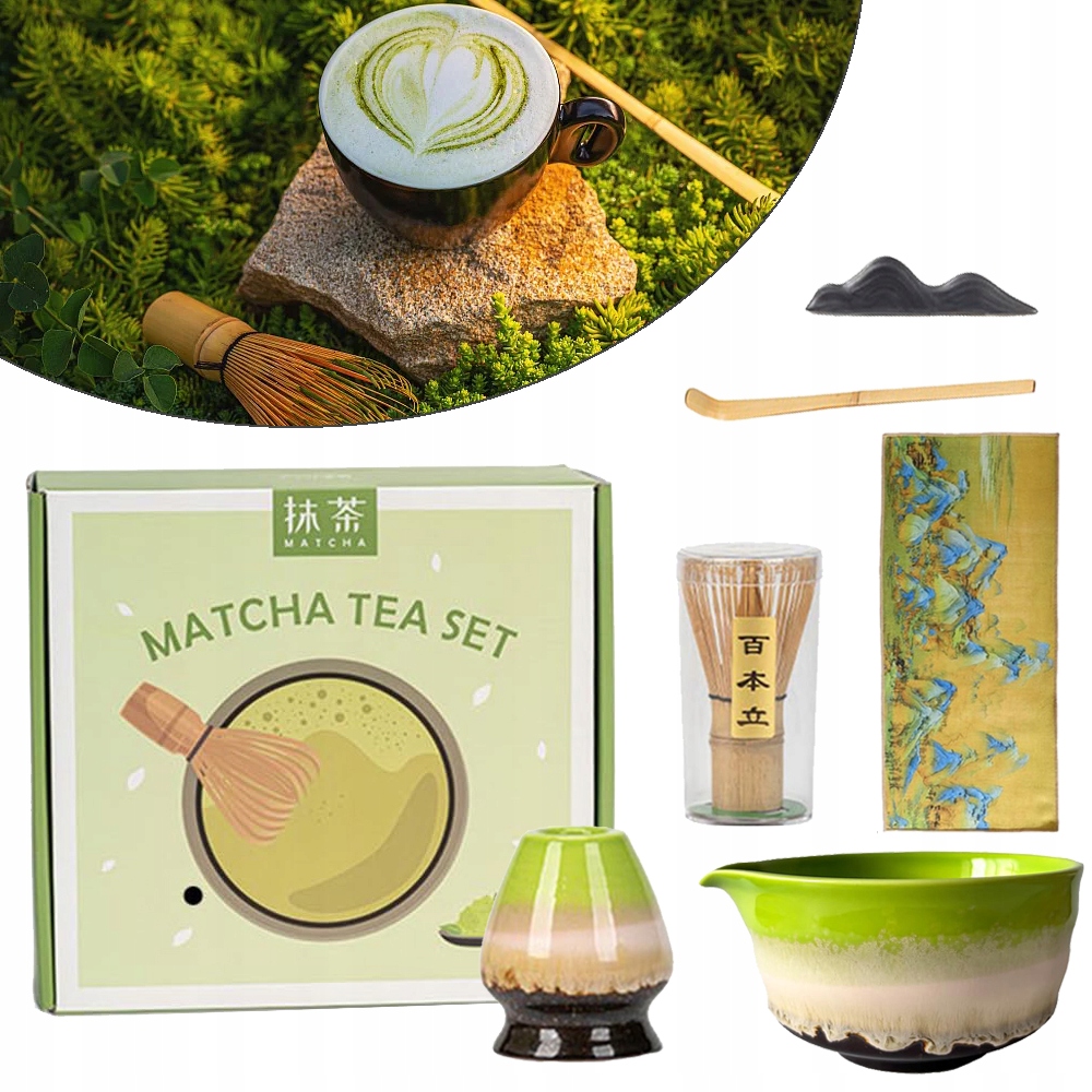 Zestaw Do Ceremonii Matcha Herbaty 6 Szt Akcesoria Do Ceremonii Matcha