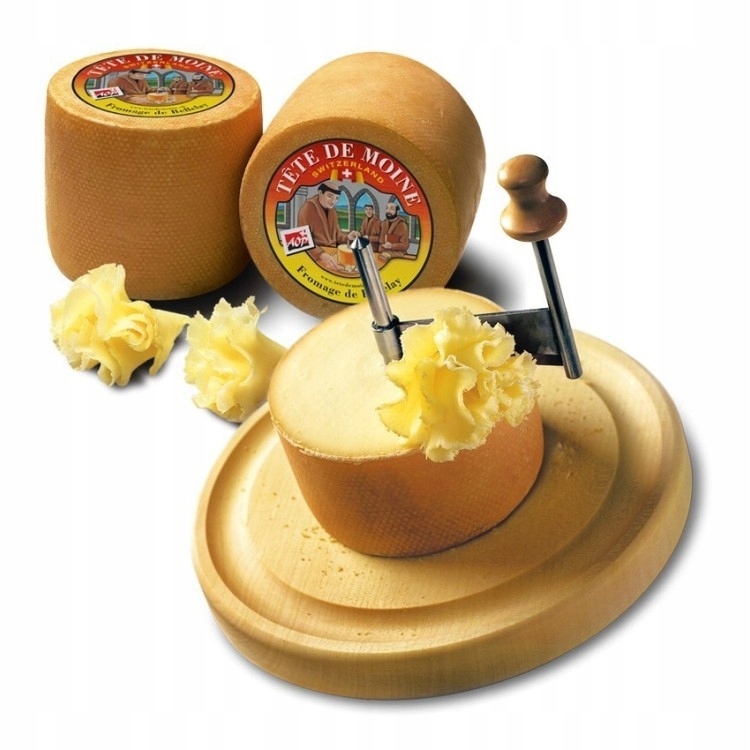 Levně Švýcarský sýr Tête de Moine Aop Classic Mnichova hlava cca 400 g