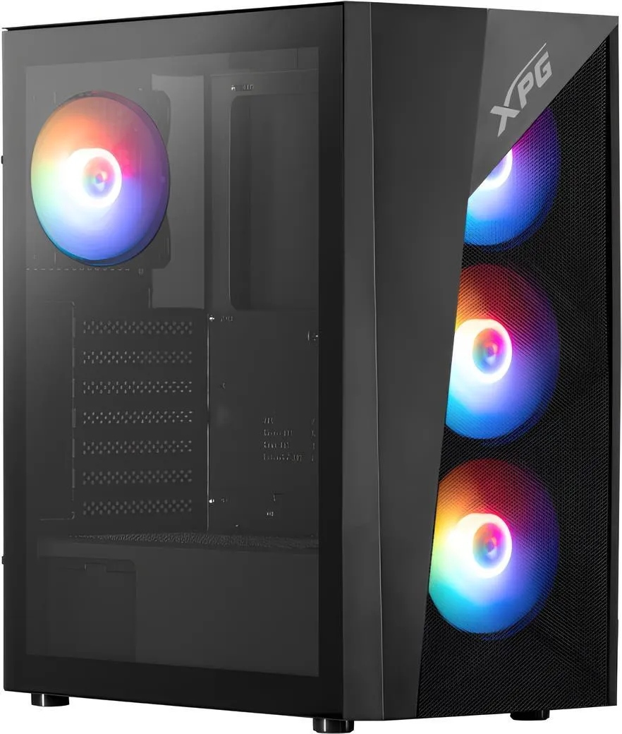 Czarna Obudowa Gamingowa Adata Xpg A-rgb Okno Szkło MIDI Tower Atx Pc
