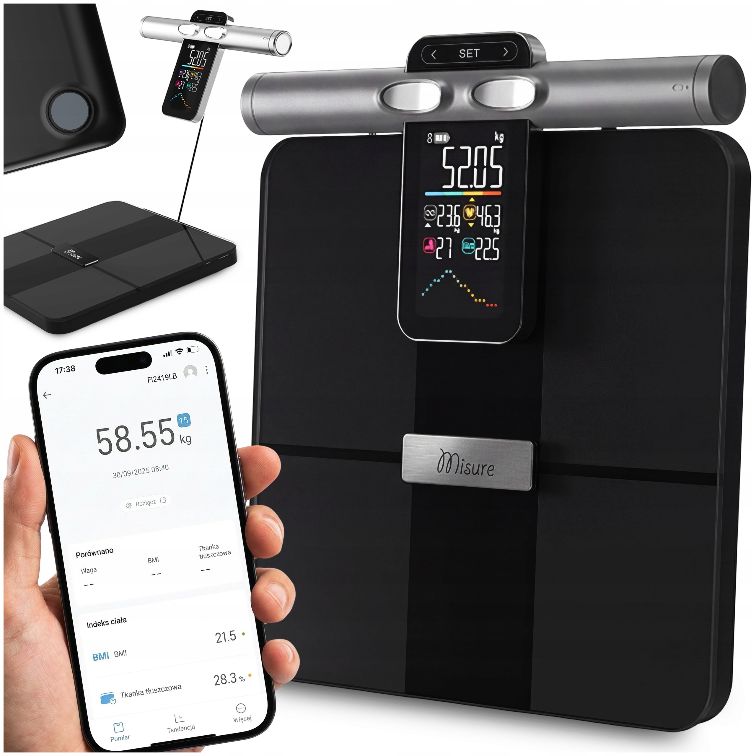 Waga Elektroniczna Misure MI Fit Max