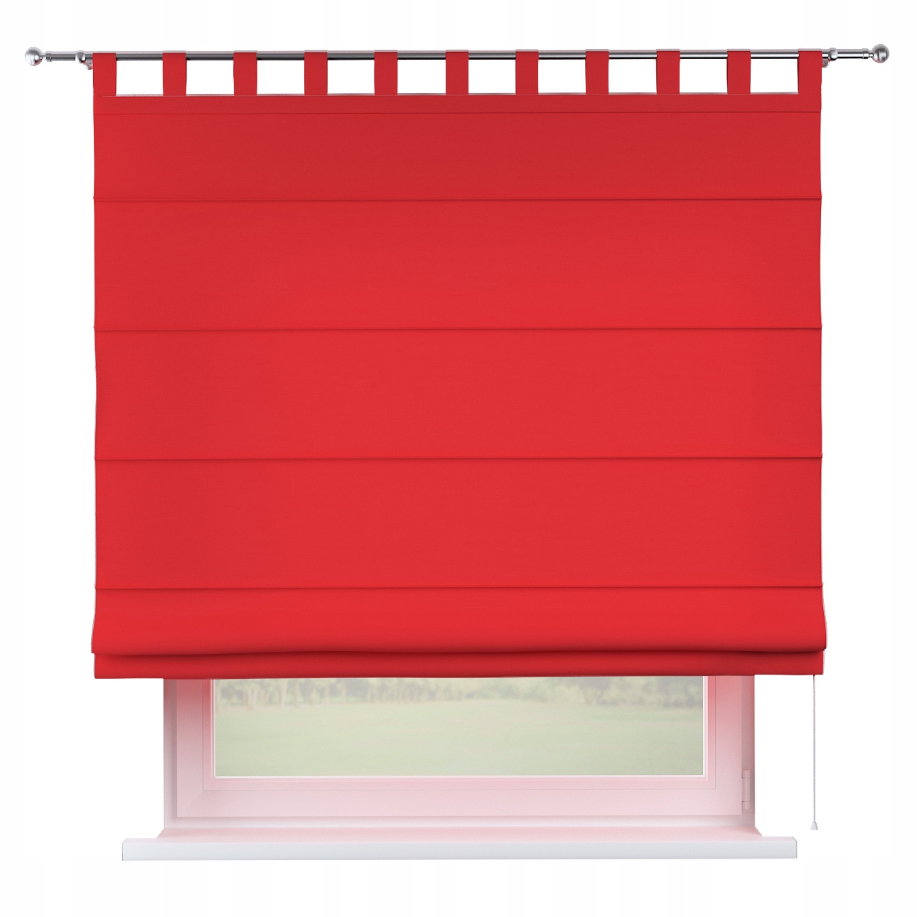 Hotová rímska roleta Verona 120x160 cm červená