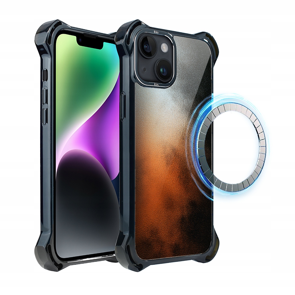 Pouzdro Ibizu DropGuard Ultra iPhone 14 s MagSafe, Ember