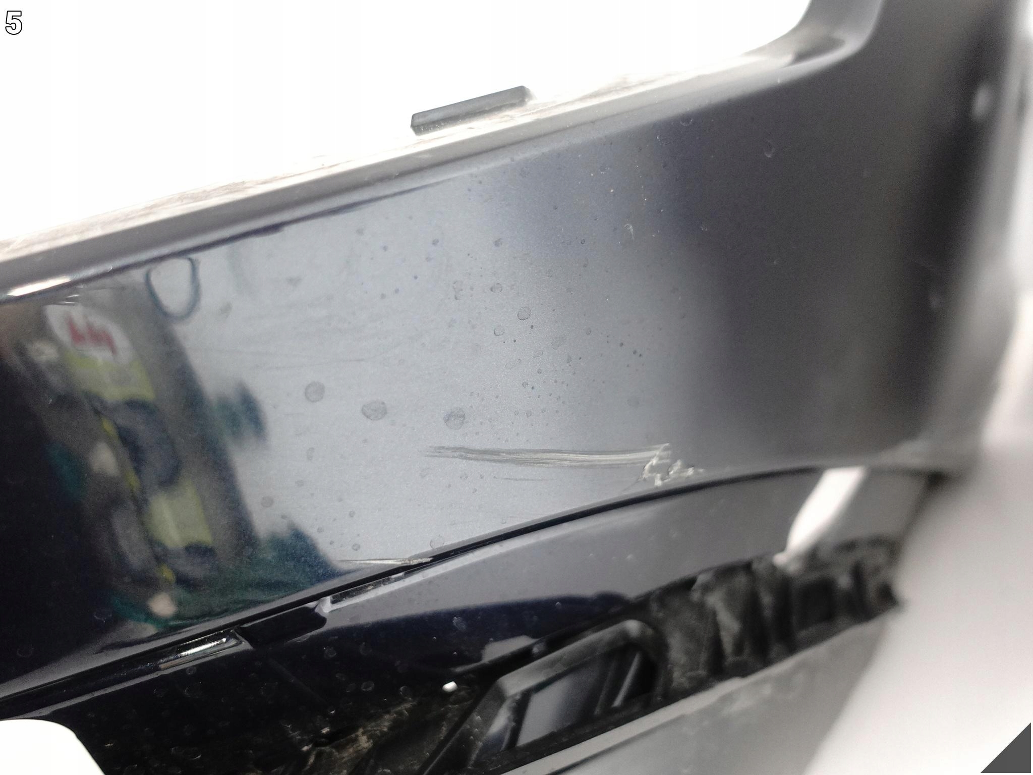 AUDI Q8 S-LINE SQ8 4M8 LIFT 23- bumper SPOILER diffuser rear part (PDC/towing)