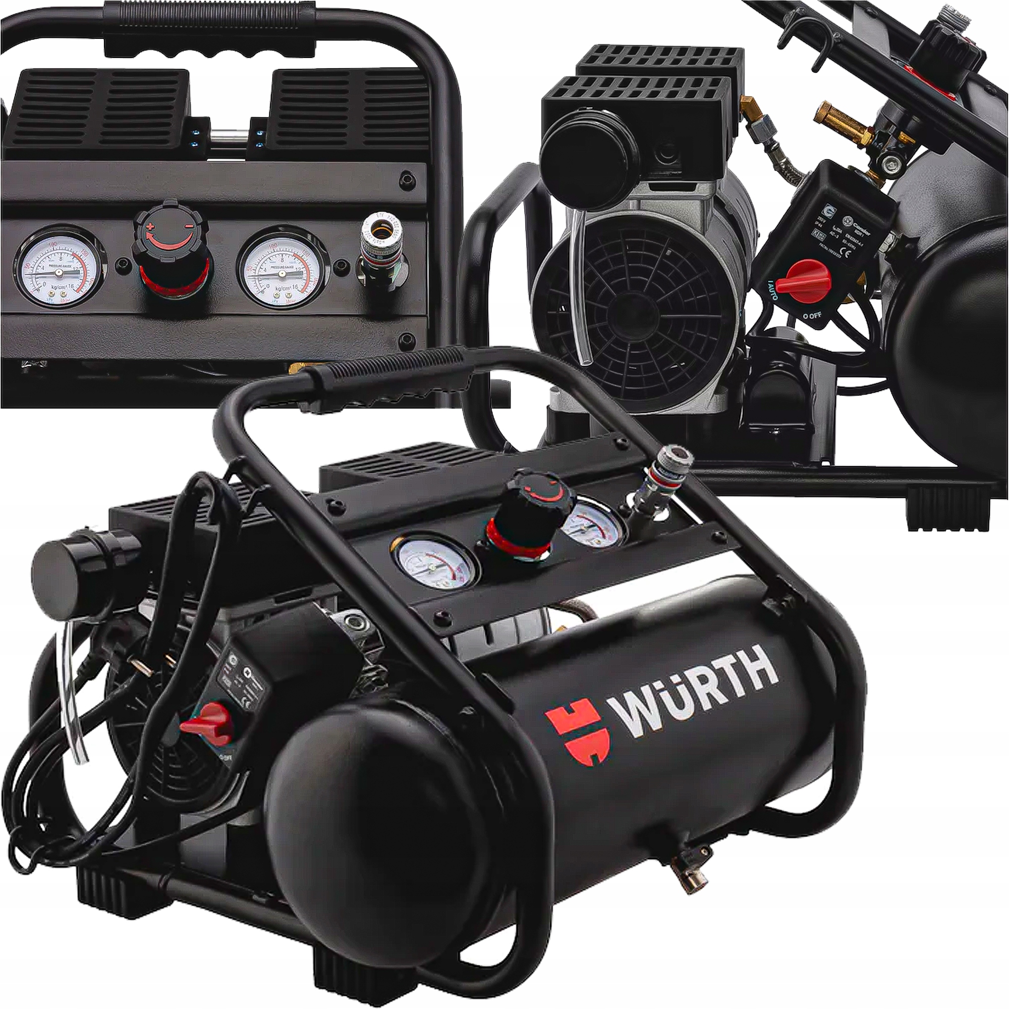 Kompresor Bezolejowy Subcompact 8L 9 BAR WURTH