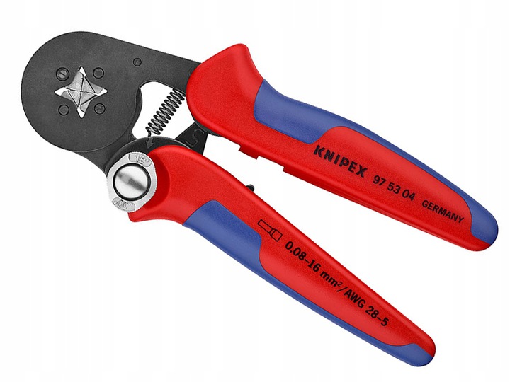 Knipex 975304 Krimpovacie Kliešte pre koncovky 180 mm