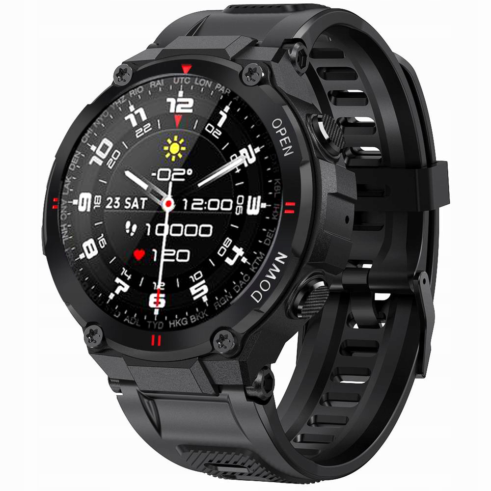 

Smartwatch Zegarek Męski Menu Polskie Duża Bateria