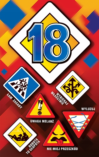 

Kartki na 18 urodziny wesołe zabawne śmieszne US6