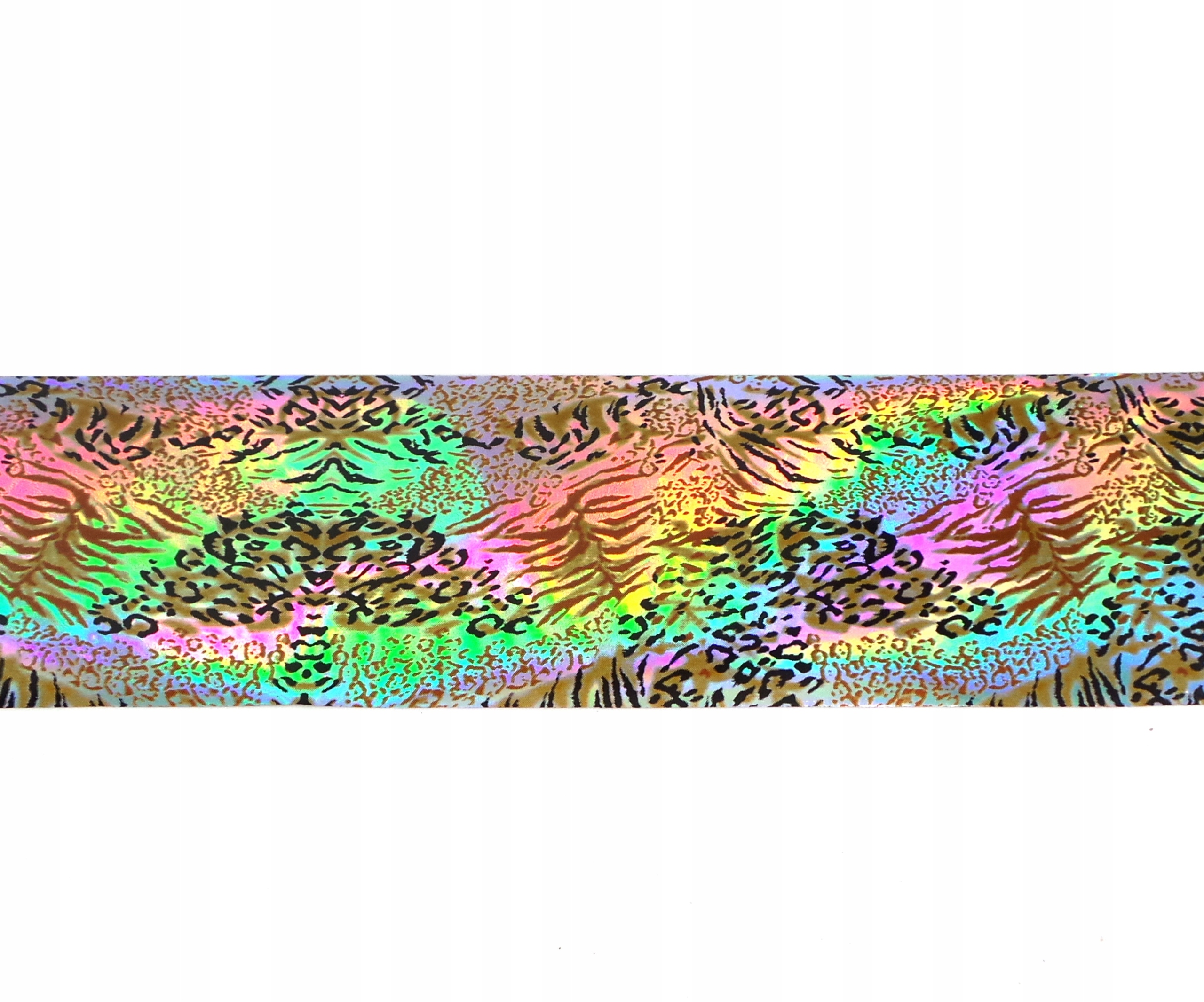 FOLIA TRANSFEROWA 100cmx4cm PANTERKA ZEBRA HOLO Marka Frezarkowo