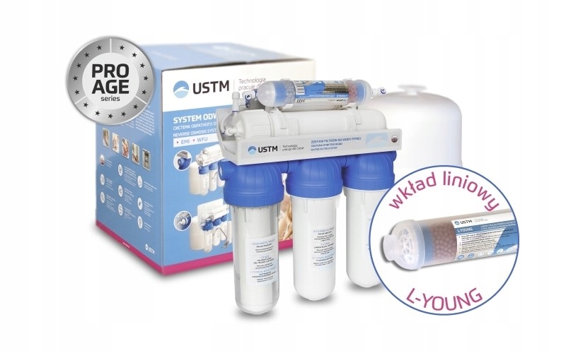 Filtr RO6 Emi sześciostopniowy system odwróconej osmozy Ustm