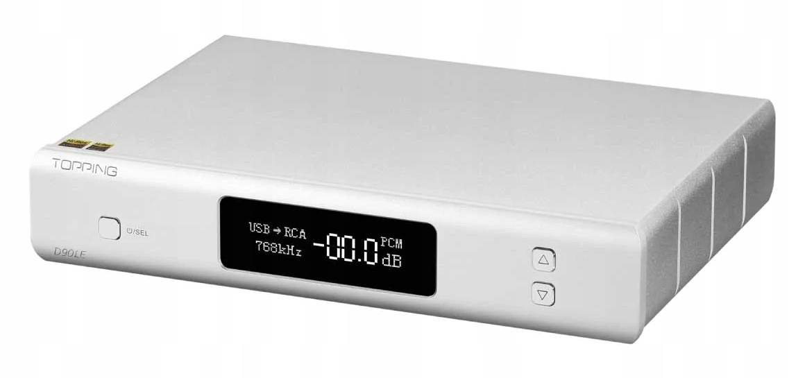 Przetwornik cyfrowo-analogowy Konwerter DAC Topping D90SE Srebrny Model 90SE