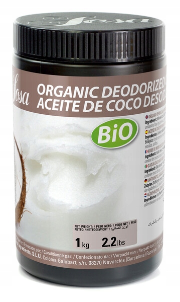 Organický deodorizovaný kokosový olej Sosa 1 kg