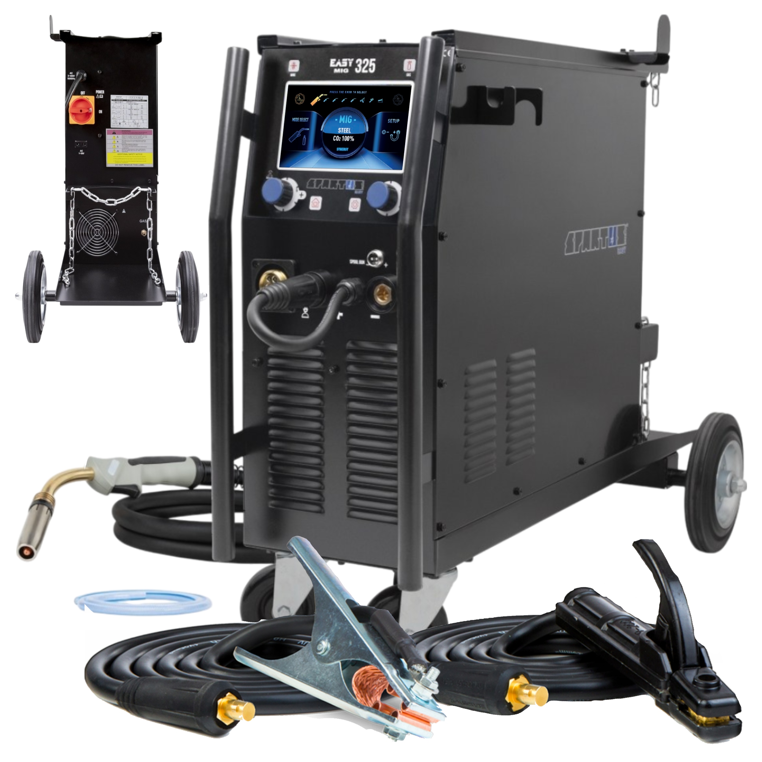Spawarka 300A Synergia Migomat Easymig 325 Spartus 400V Półautomat 3W1