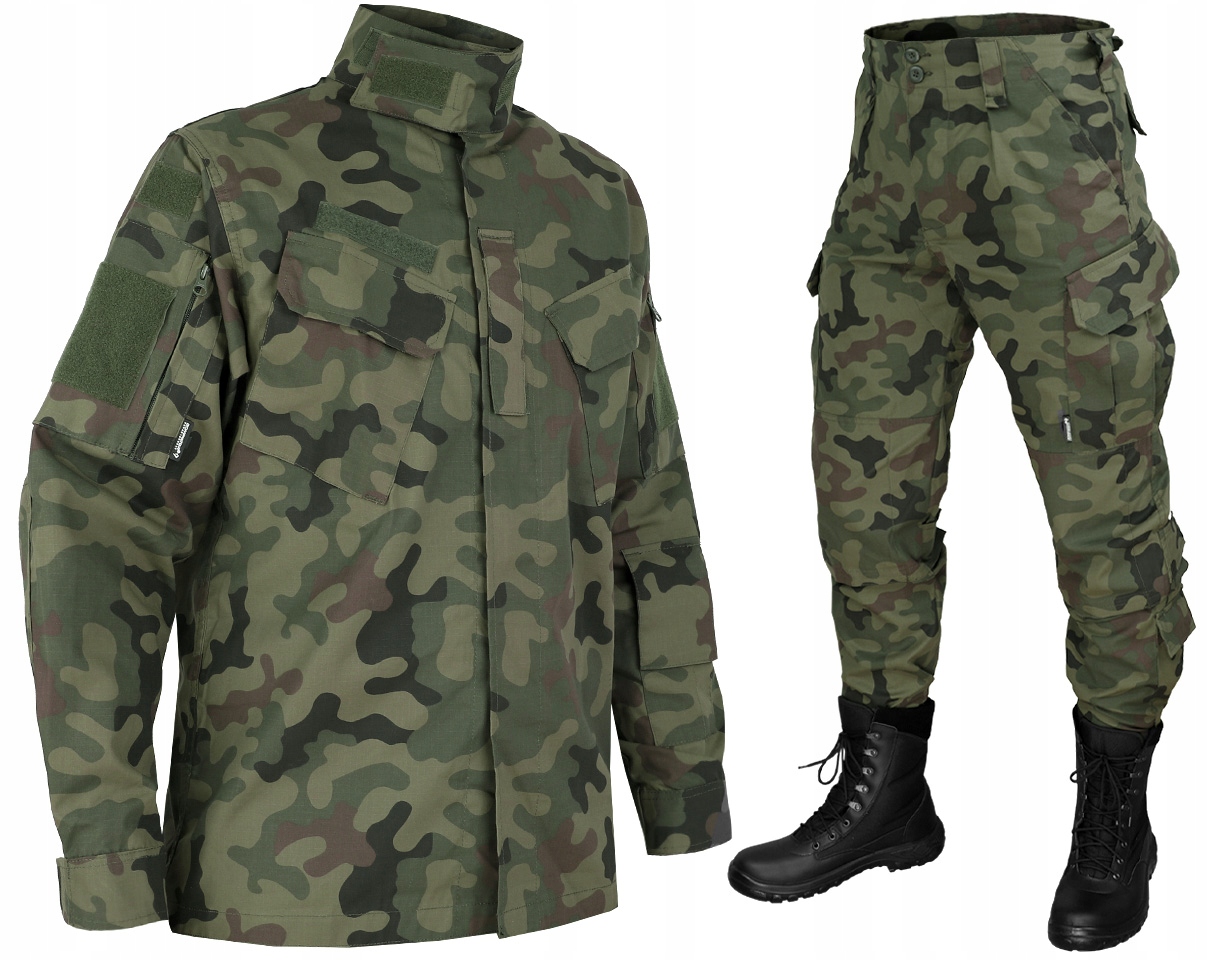 Mundur Wojskowy Polowy 124L Dominator Spodnie Bluza Komplet Pl WZ.93 Xs