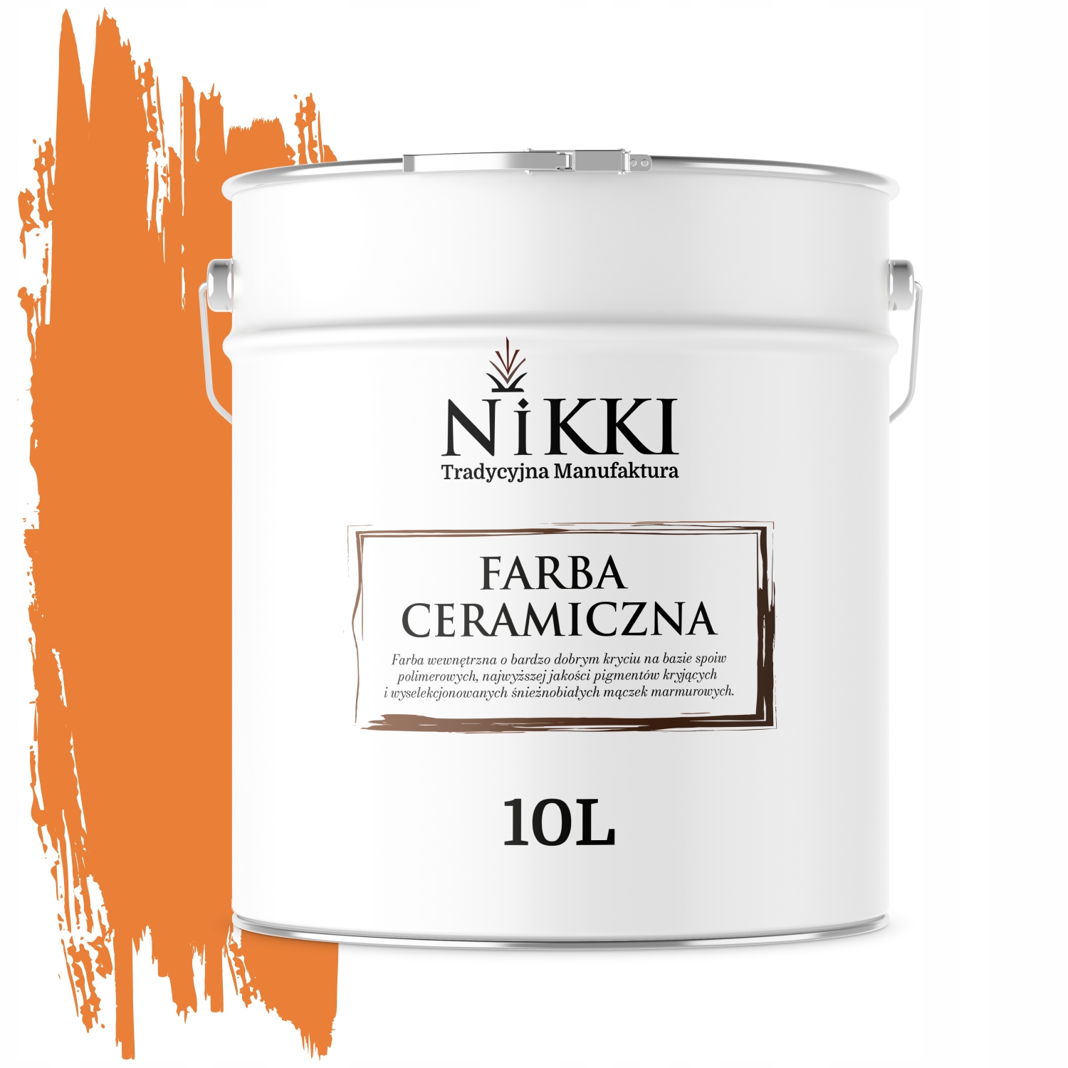 Keramická Stropná Farba Oranžová Intenzívna H5933 Mat 10 L