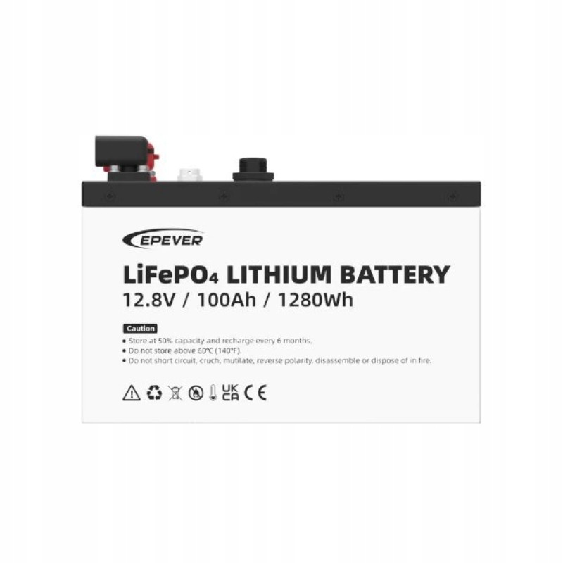 Akumulátor Epever LiFePO4 12,8V 100Ah IP65