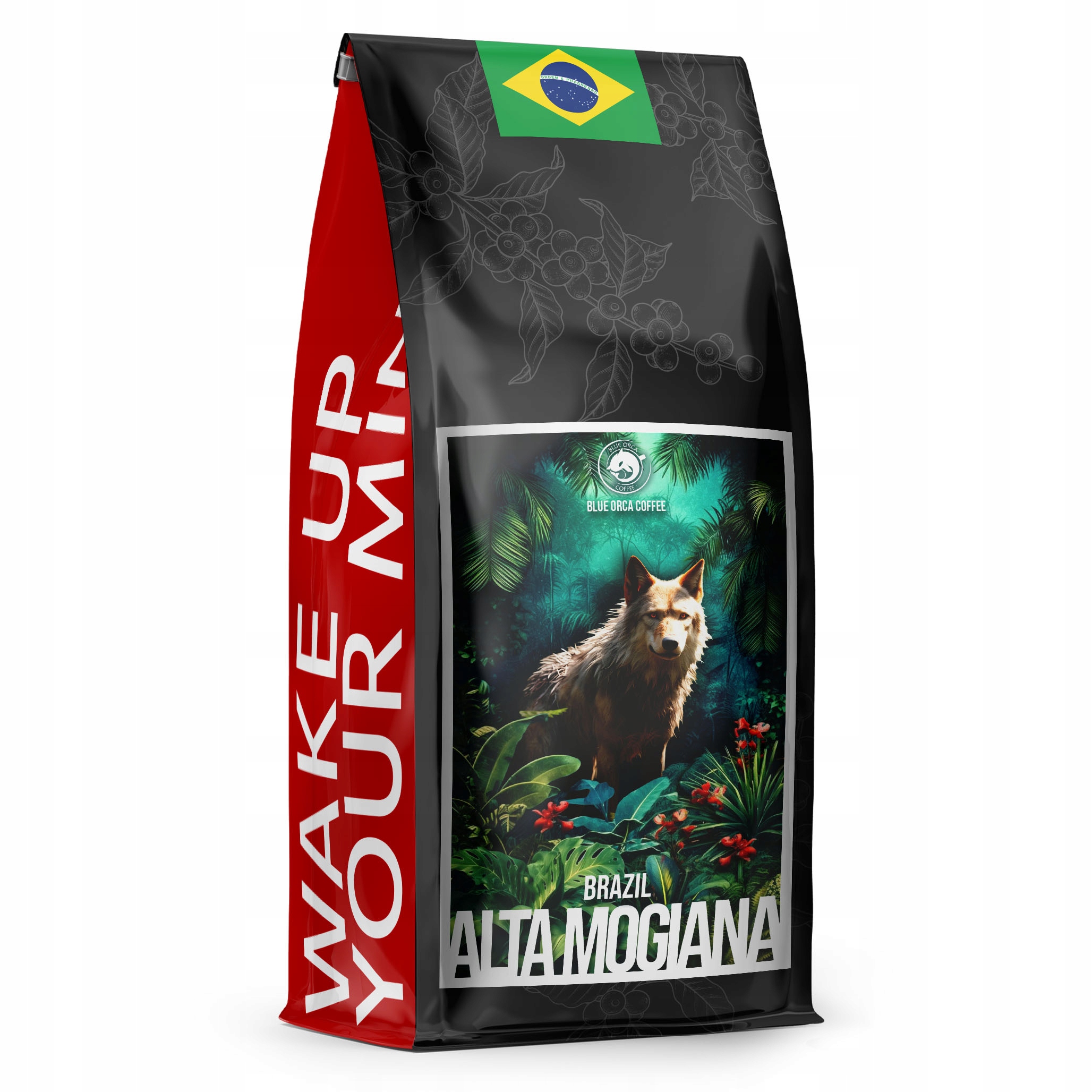 Levně Káva zrnková 1 kg Brazílie Alta Mogiana Čerstvě pražená Arabica 100% +dárek