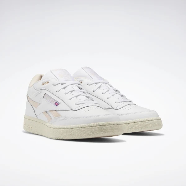 Reebok Club C MIDI II Revenge Sportovní Boty S Bílou Kůží 35 3R5G4* Pozadí